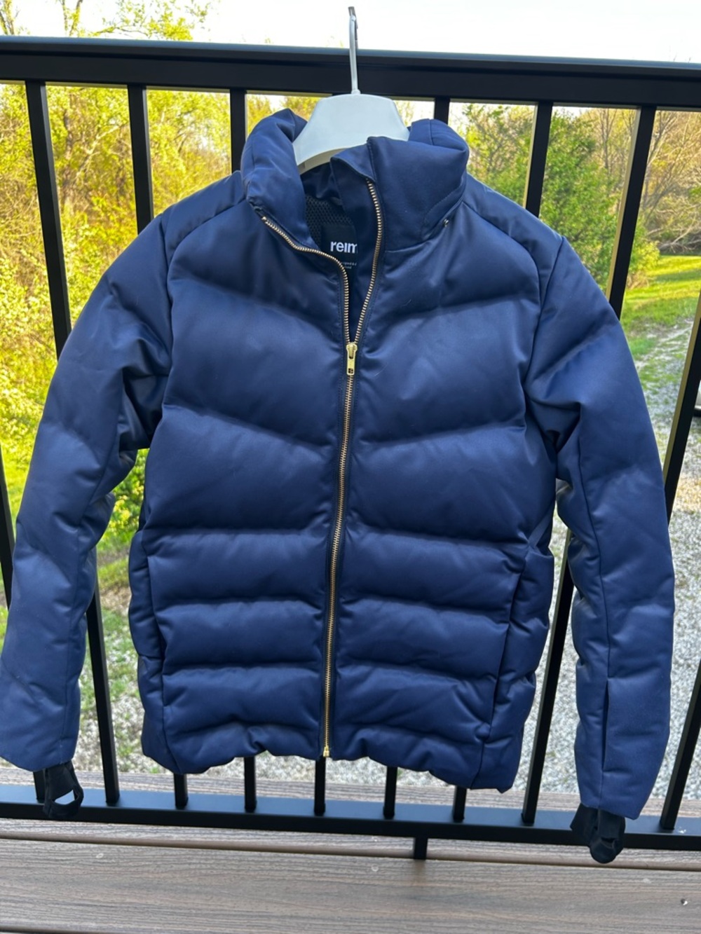 Reima Navy Puffer Ski Jacket - Youth Down Filled